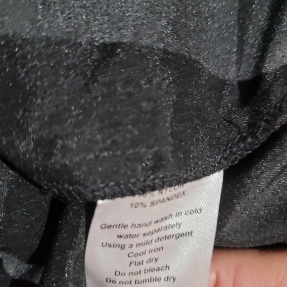 Etre size 12 black lace mini dress or long top - Picture 7 of 8